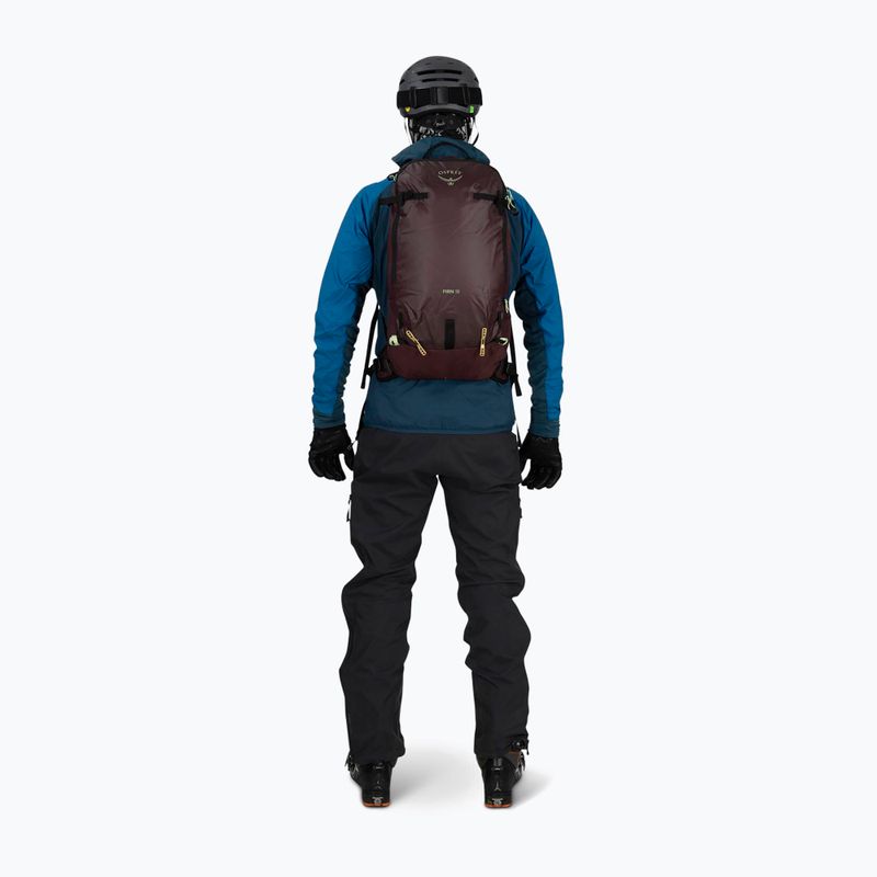 Osprey Firn 18 l ejtőernyős hátizsák bodza lila/borsmenta zöld 9