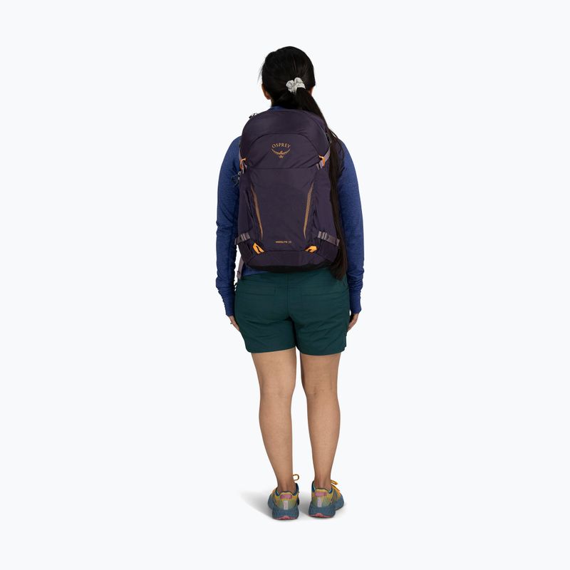 Osprey Hikelite 26 l túra hátizsák lila tinta/ lila szürkület/ cheddar narancs 7