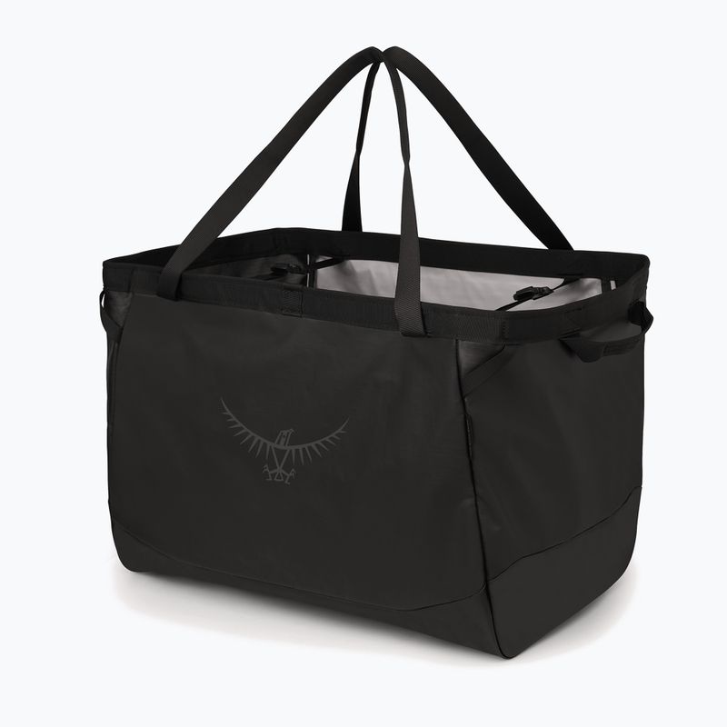 Utazótáska Osprey Transporter Gear Tote 60 l raven black/black 3