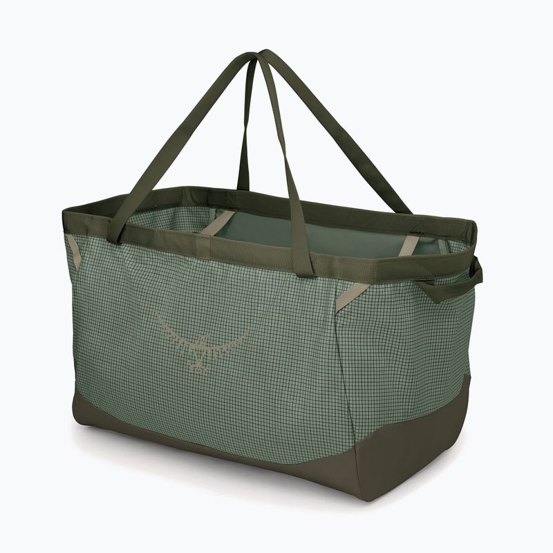 Utazótáska Osprey Transporter Gear Tote 60 l pine leaf/earl grey 3