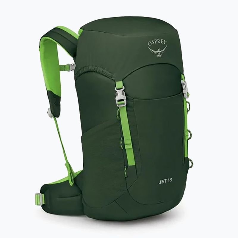 Osprey Jet 18 l zöld lombkorona/ limeline zöld gyermek túra hátizsák 3