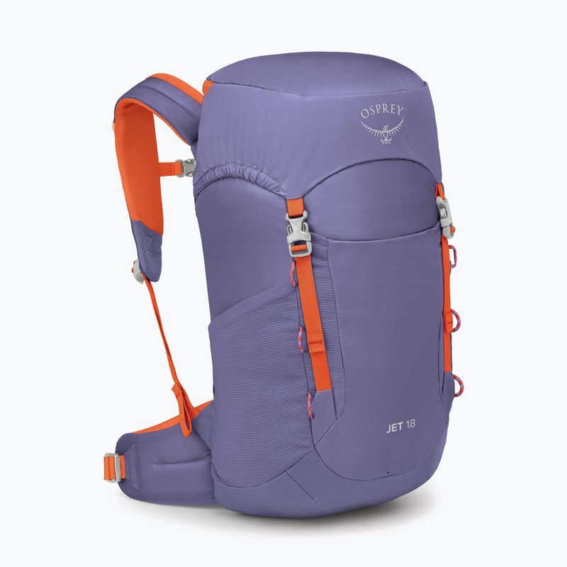 Osprey Jet 18 l euphoria lila/ mars narancssárga gyermek túra hátizsák 2
