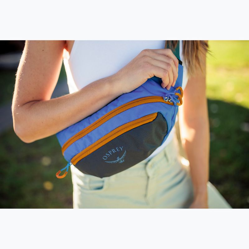 Osprey Daylite Waist Earth 2 l sötét faszén/kék lángos vesetáska 11