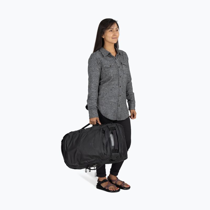 Osprey Transporter Squffel 70 l holló fekete utazótáska 5