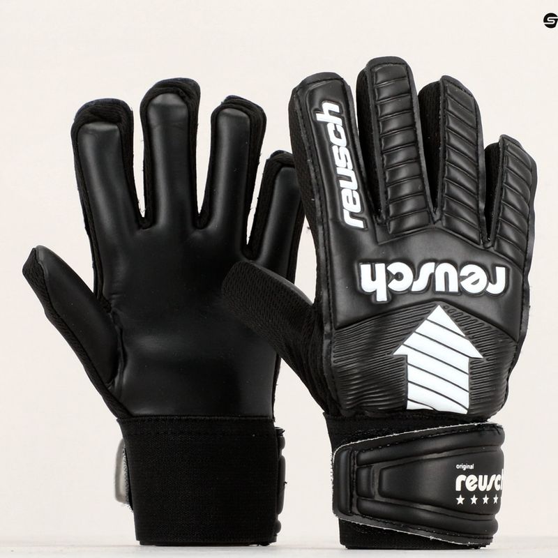 Reusch Legacy Arrow Solid Junior gyermek kapuskesztyű fekete 5372504-7700 10