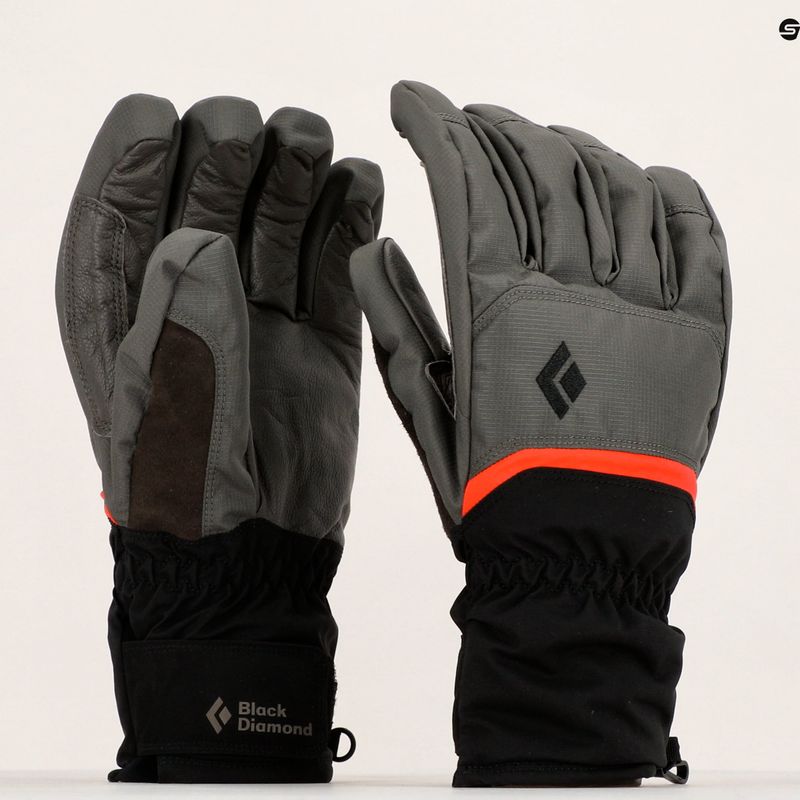 Black Diamond Mission síelő kesztyű fekete/szürke BD8019162011LRG1 9