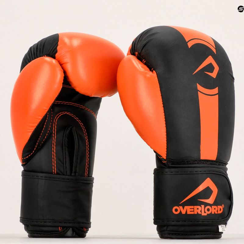 Overlord Boxer kesztyű fekete és narancssárga 100003 9