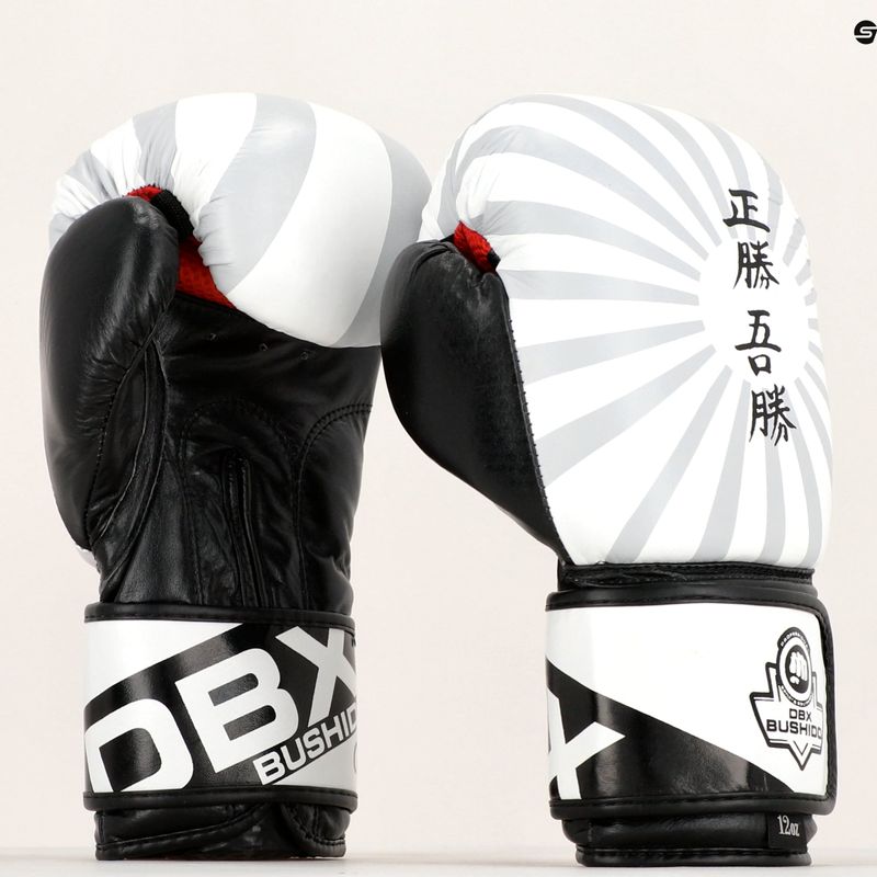 Bushido Japan  sparring boxkesztyű fehér B-2v8-12oz 21