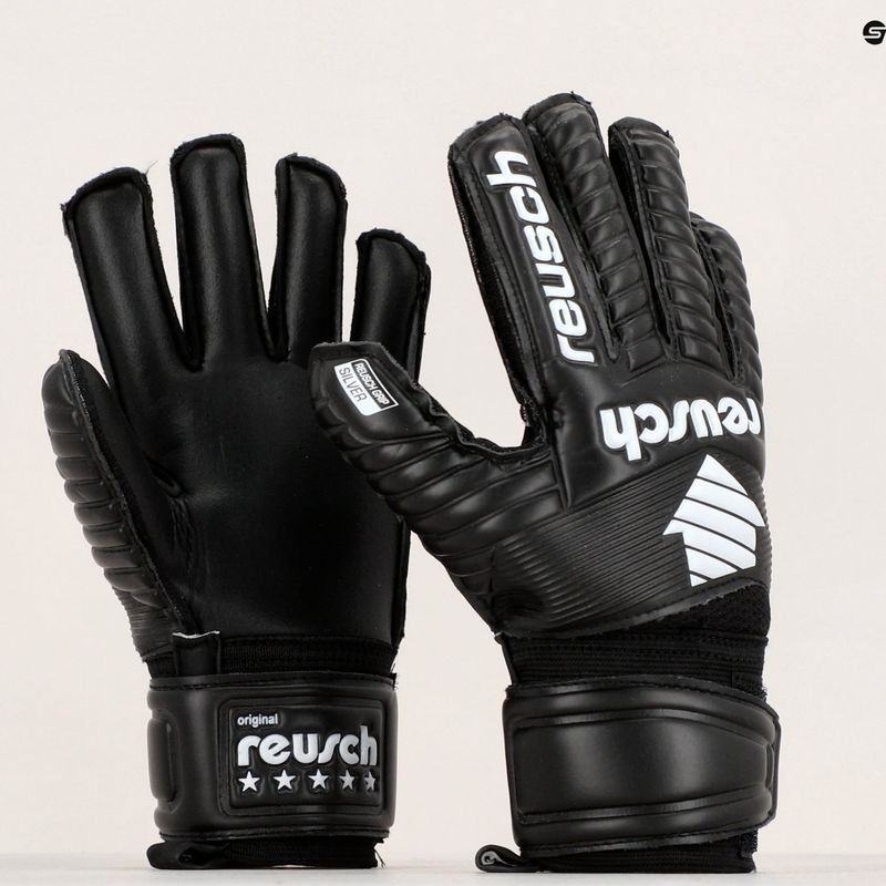 Reusch Legacy Arrow Silver Junior gyermek kapuskesztyű fekete 5372204-7700 10