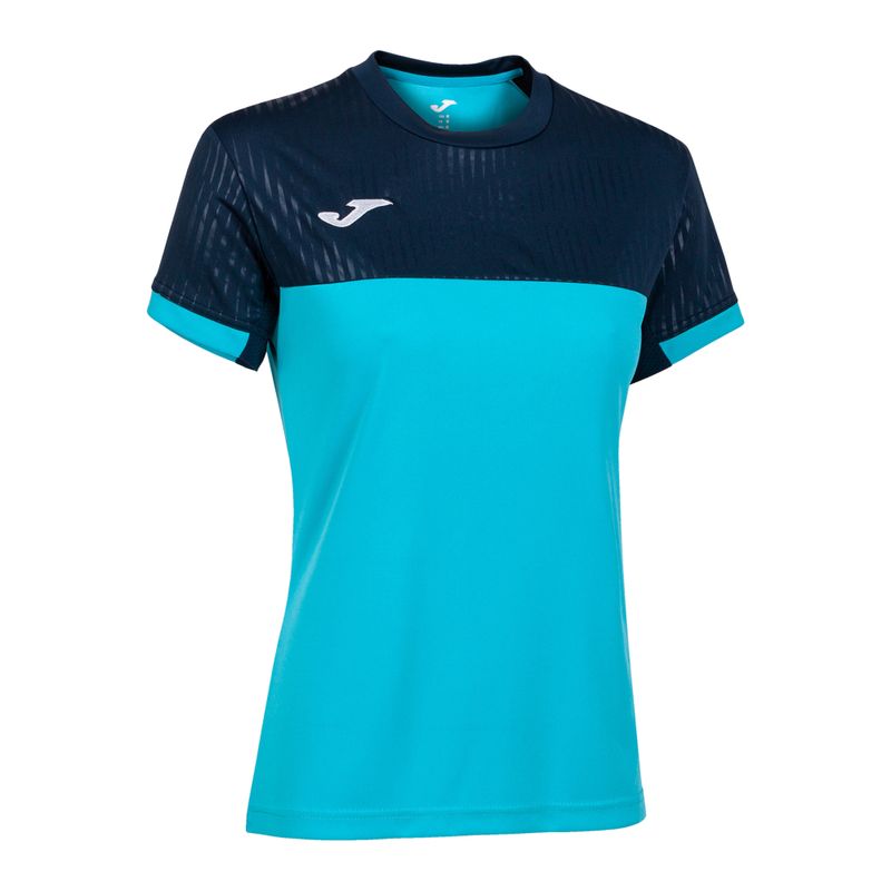 Joma Montreal SS fluor türkiz/tengerészkék póló 6