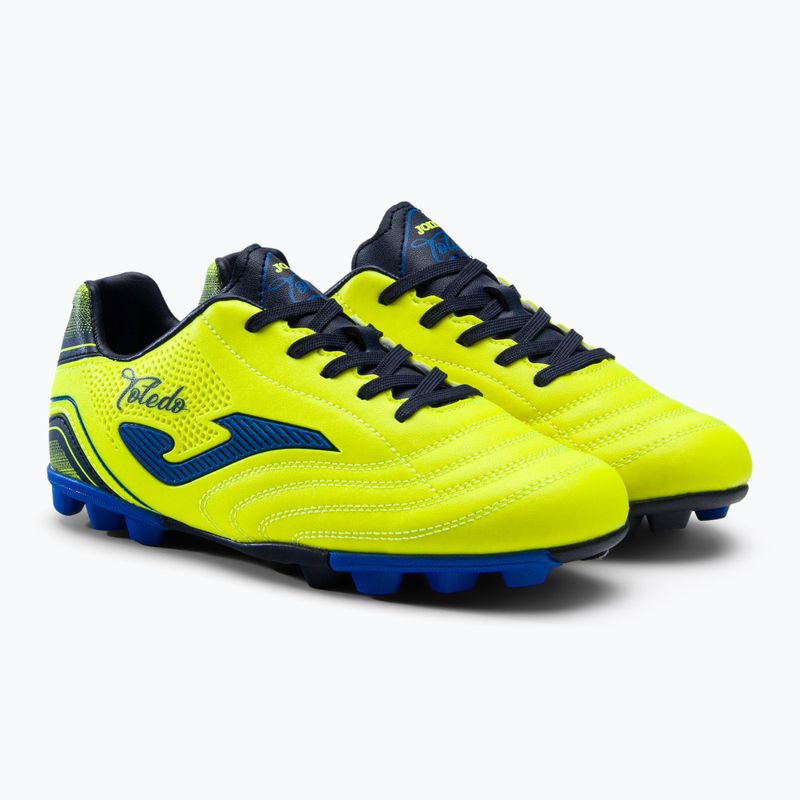 Gyermek futballcipő Joma Toledo HG citrom fluor 3