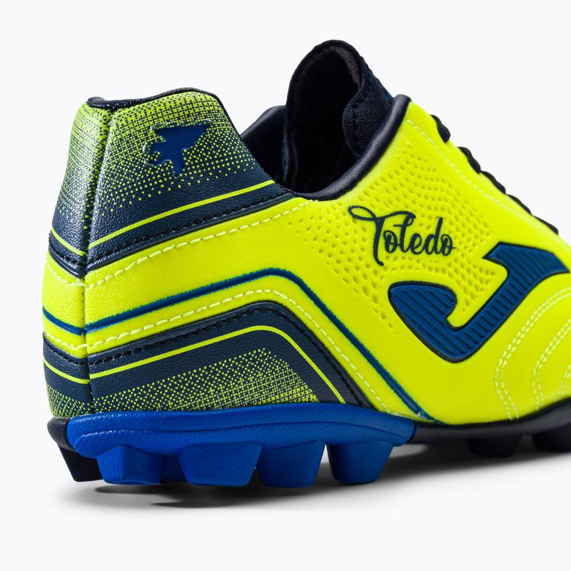 Gyermek futballcipő Joma Toledo HG citrom fluor 7