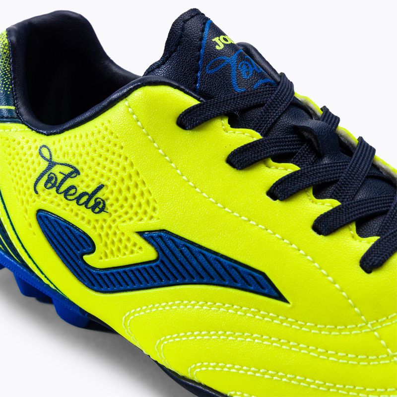 Gyermek futballcipő Joma Toledo HG citrom fluor 9