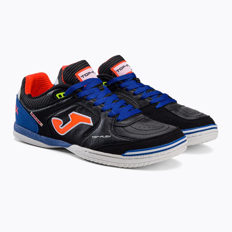 Férfi futballcipő Joma Top Flex IN fekete/royal 5