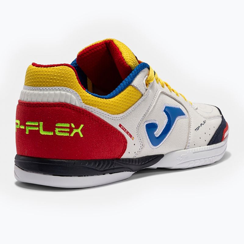 Férfi futballcipő Joma Top Flex IN fehér/piros 14