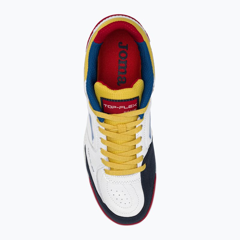 Férfi futballcipő Joma Top Flex IN fehér/piros 6