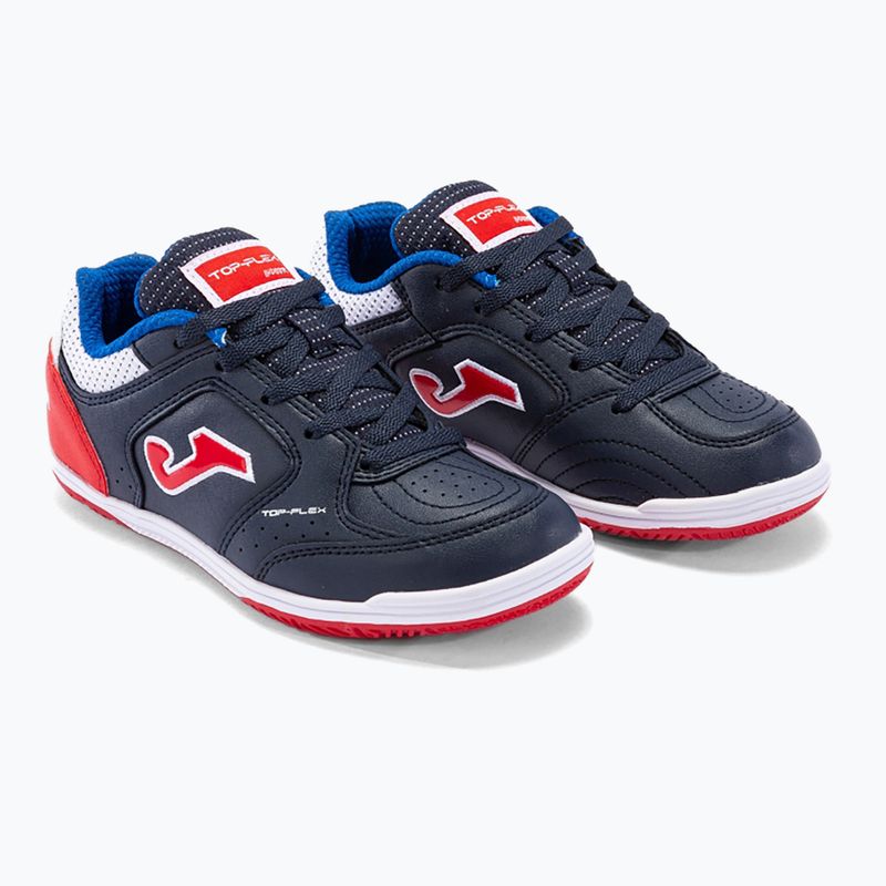 Gyermek futballcipő Joma Top Flex IN navy/piros 10