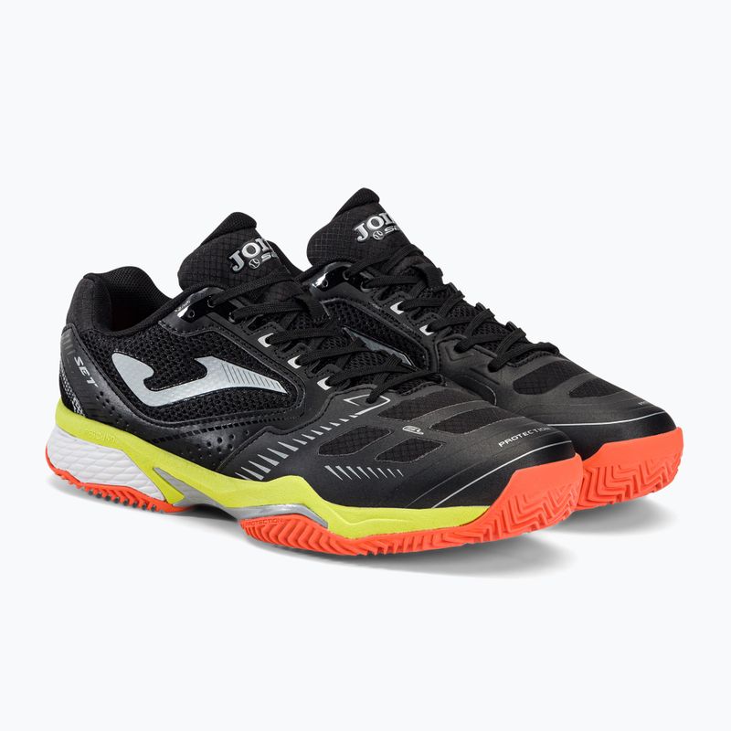 Joma T.Set férfi tenisz cipő fekete TSETW2201P 4