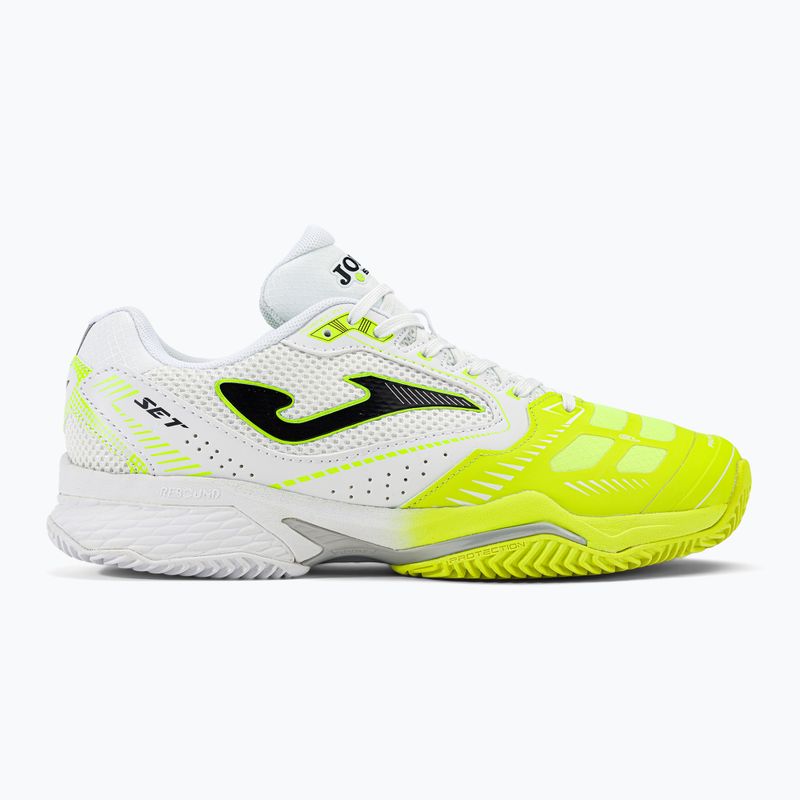 Joma T.Set férfi teniszcipő fehér és sárga TSETW2209P 2