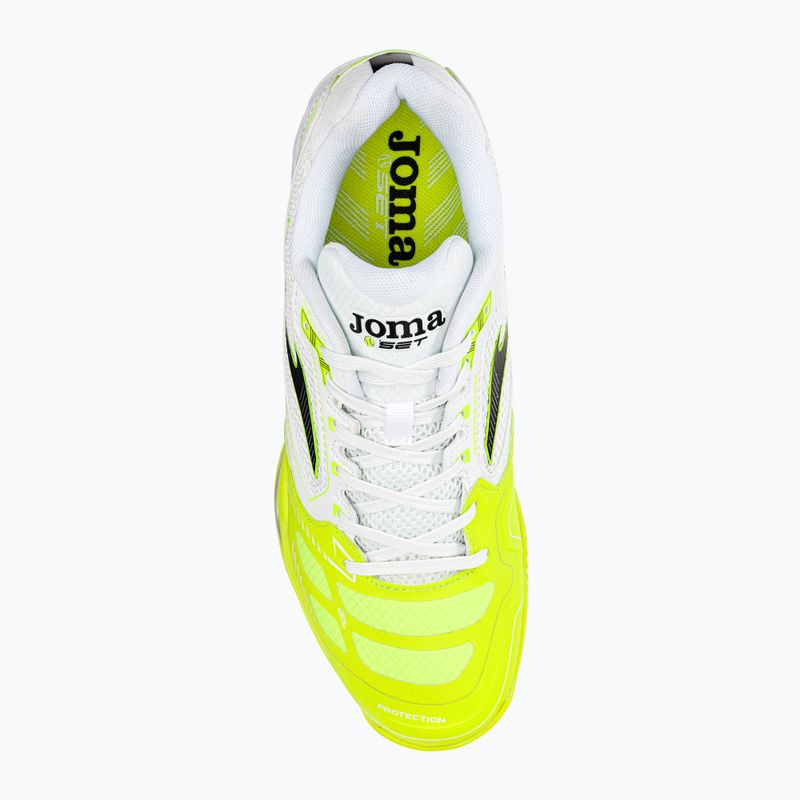 Joma T.Set férfi teniszcipő fehér és sárga TSETW2209P 6
