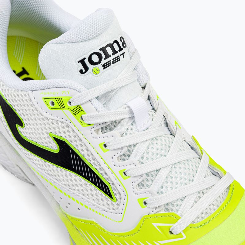 Joma T.Set férfi teniszcipő fehér és sárga TSETW2209P 8