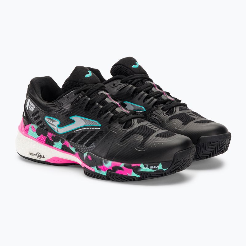 Női teniszcipő Joma T.Slam Lady fekete/fuxia 4