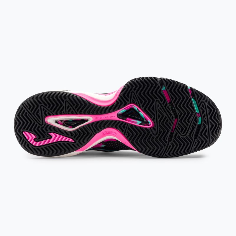 Női teniszcipő Joma T.Slam Lady fekete/fuxia 5