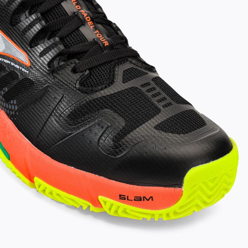 Joma T.Slam 2201 férfi teniszcipő fekete és narancssárga TSLAMW2201P 7