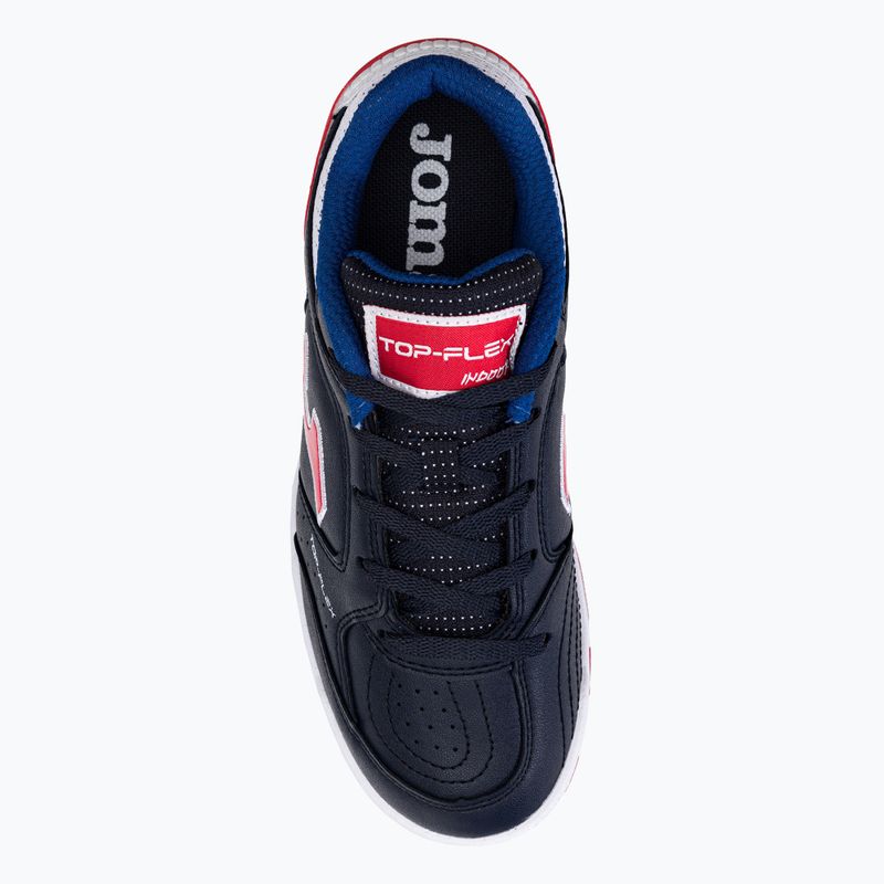 Gyermek futballcipő Joma Top Flex IN navy/piros 6