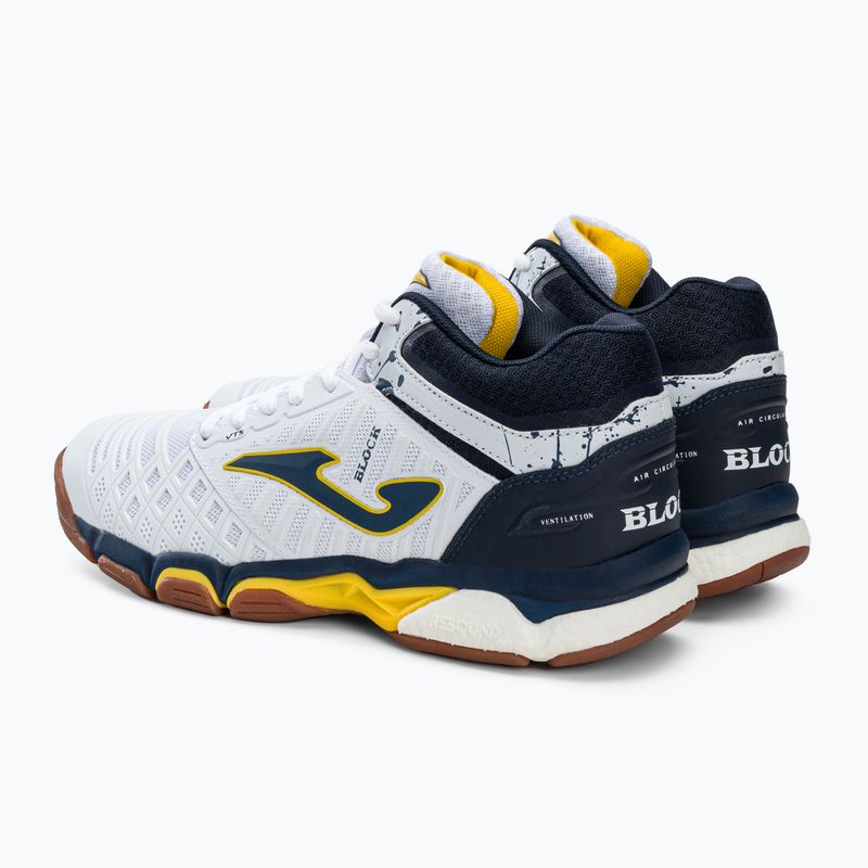 Joma V.Block 2202 fehér-sötétkék férfi röplabda cipő VBLOKW2202 3
