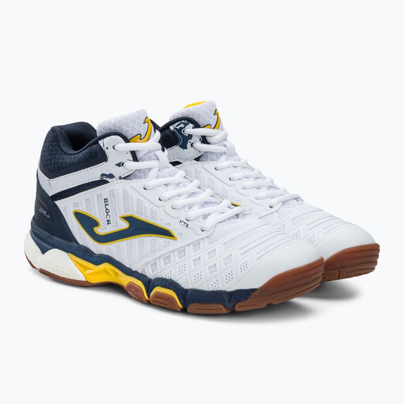 Joma V.Block 2202 fehér-sötétkék férfi röplabda cipő VBLOKW2202 4