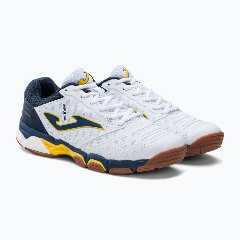 Joma V.Impulse 2202 fehér-sötétkék férfi röplabda cipő VIMPUW2202 5