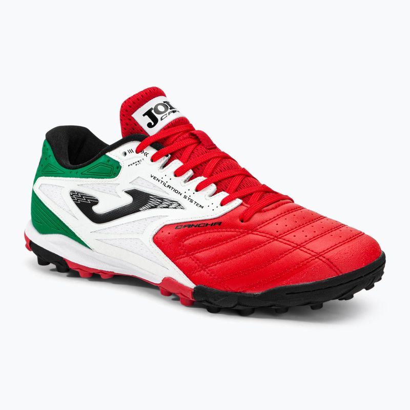 Férfi Joma Cancha TF futballcipő piros/fehér/zöld