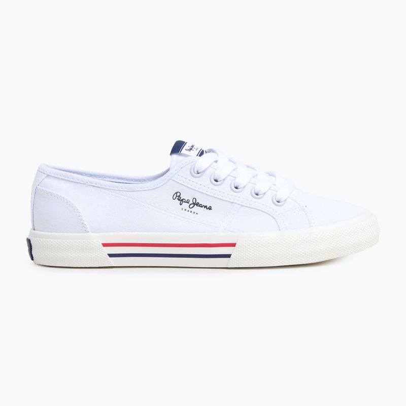 Pepe Jeans női Brady Basic fehér cipő 8