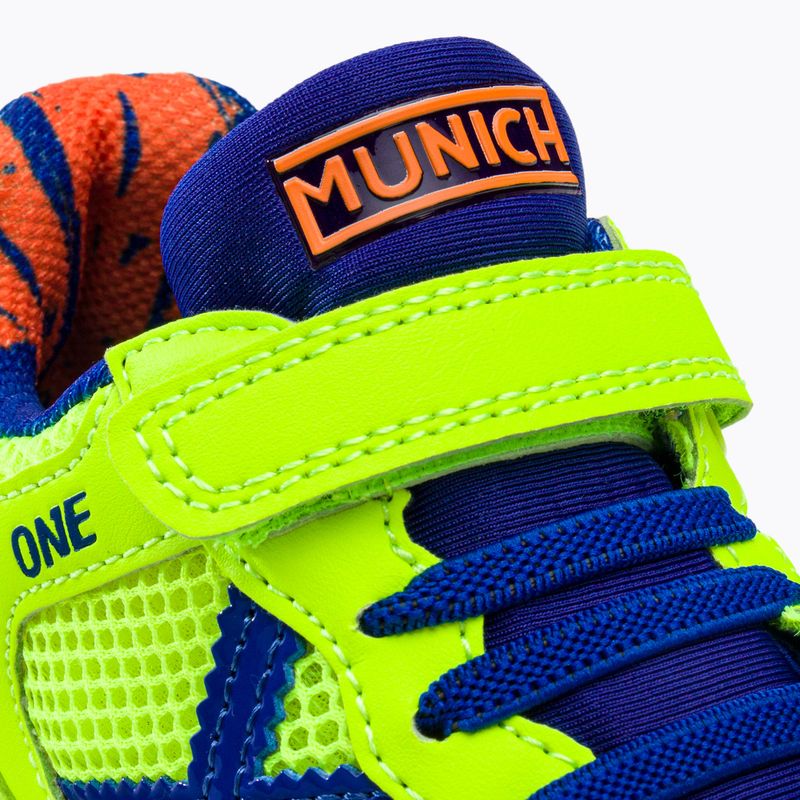 Gyermek futballcipő MUNICH One Kid Vco világoszöld 9