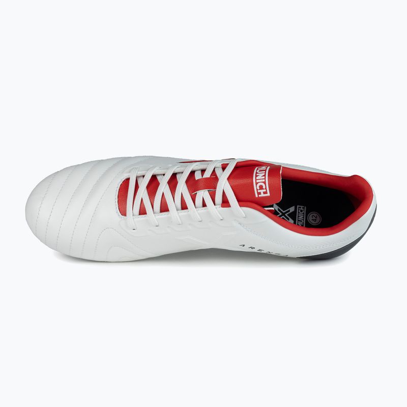MUNICH Arenga FG blanco/rojo futballcipő 11