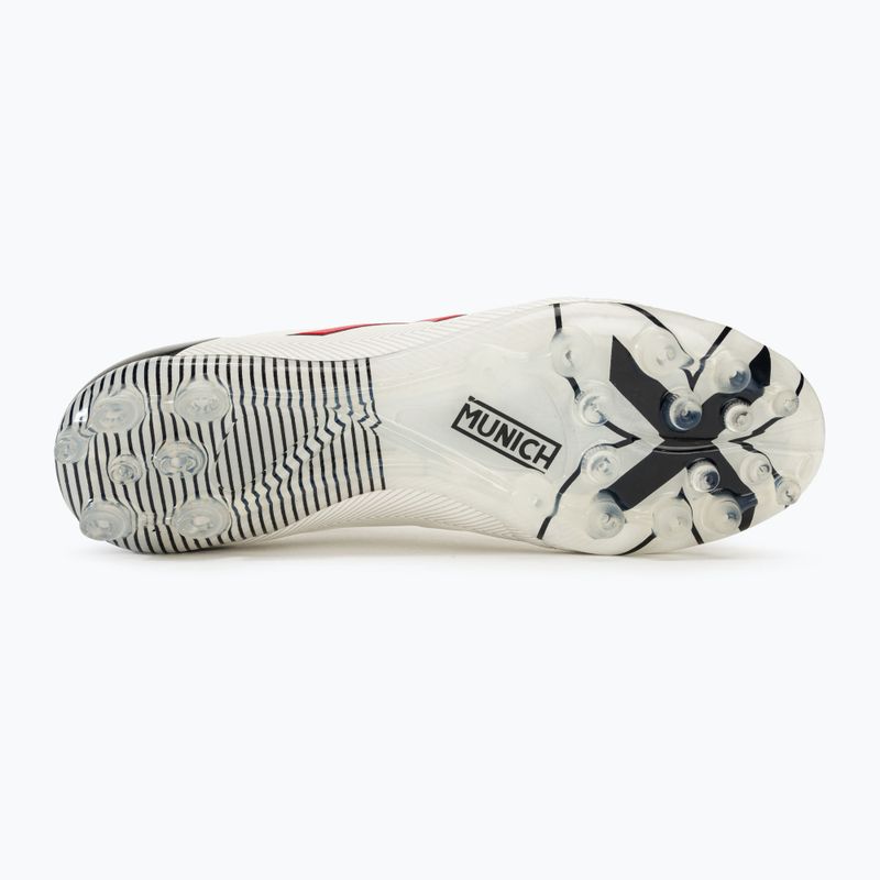 MUNICH Arenga FG blanco/rojo futballcipő 4