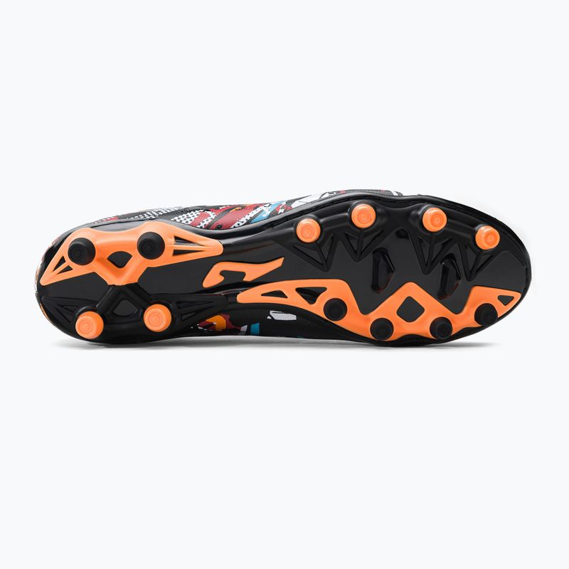 Joma Evolution FG férfi futballcipő fekete/fehér/piros 5
