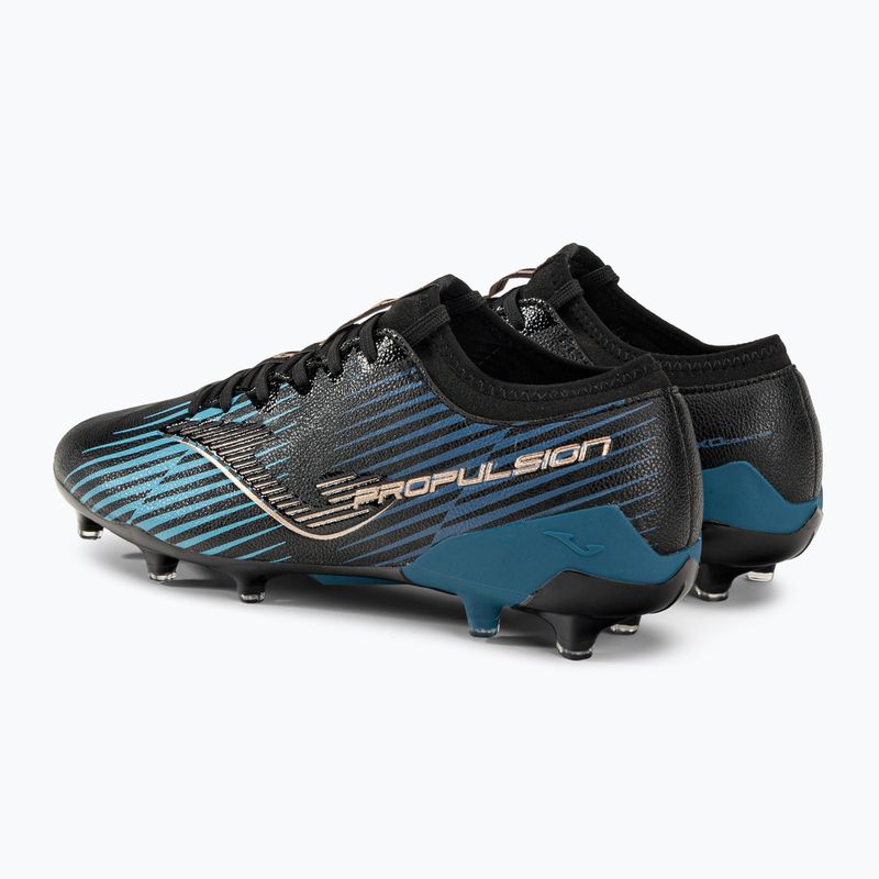 Joma Propulsion Cup FG férfi futballcipő fekete/kék 3