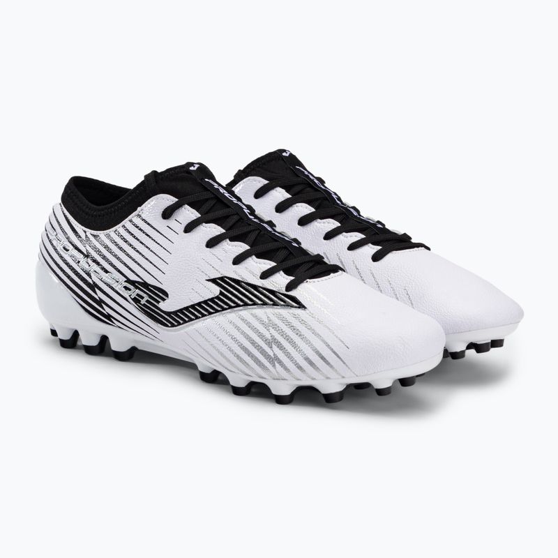 Joma Propulsion Cup AG férfi futballcipő fehér/fekete 4