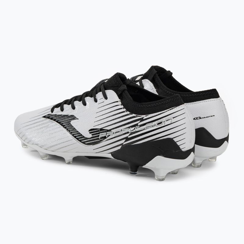 Joma Propulsion Cup FG férfi futballcipő fehér/fekete 3