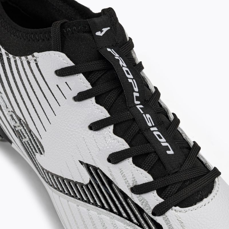 Joma Propulsion Cup FG férfi futballcipő fehér/fekete 8