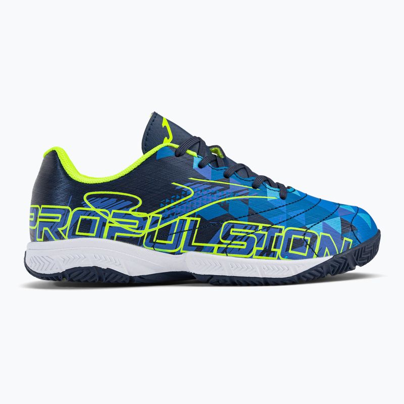 Joma Propulsion IN navy/sárga gyermek focicipő 2