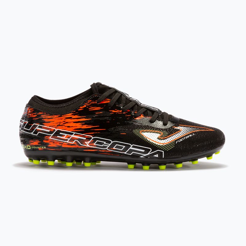 Joma Super Copa AG férfi futballcipő fekete/korall színű 10