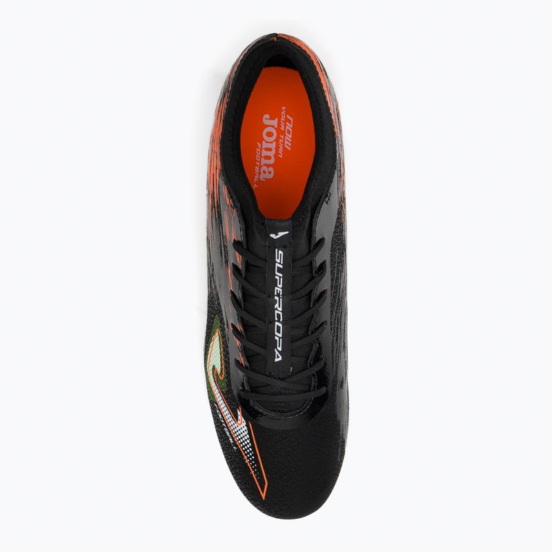 Joma Super Copa FG fekete/korall férfi futballcipő 6