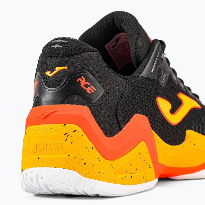 Joma T.Ace 2301 férfi teniszcipő fekete és narancssárga TACES2301T 9