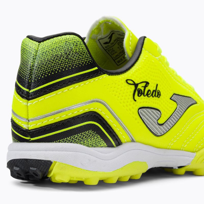 Joma Toledo TF gyermek focicipő citromsárga fluor/fekete 8