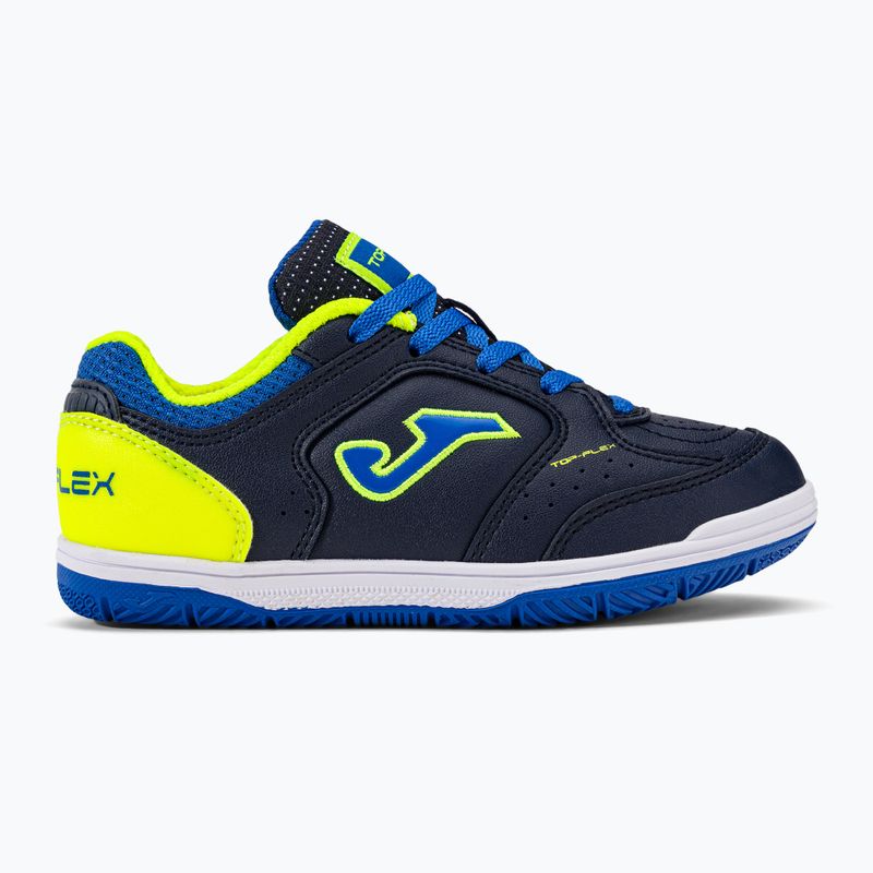 Gyermek futballcipő Joma Top Flex IN navy/sárga 2