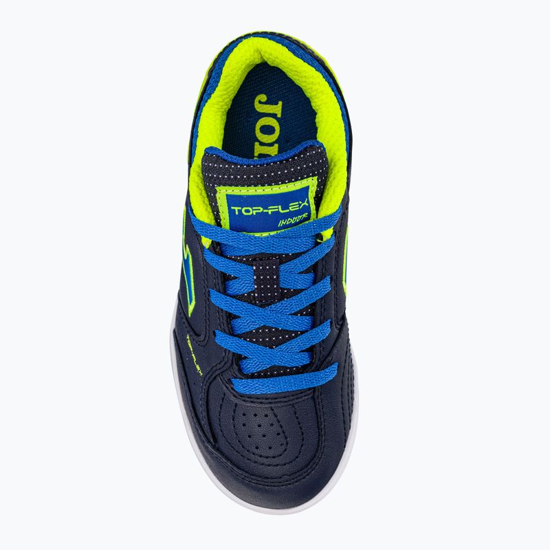 Gyermek futballcipő Joma Top Flex IN navy/sárga 6