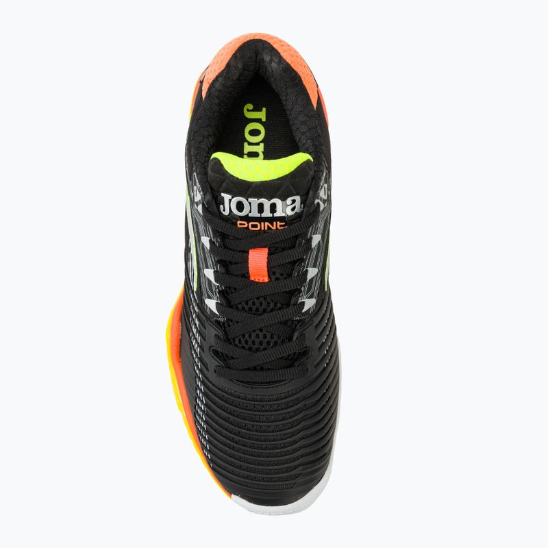 Joma T.Point férfi teniszcipő fekete és narancssárga TPOINS2301T 5